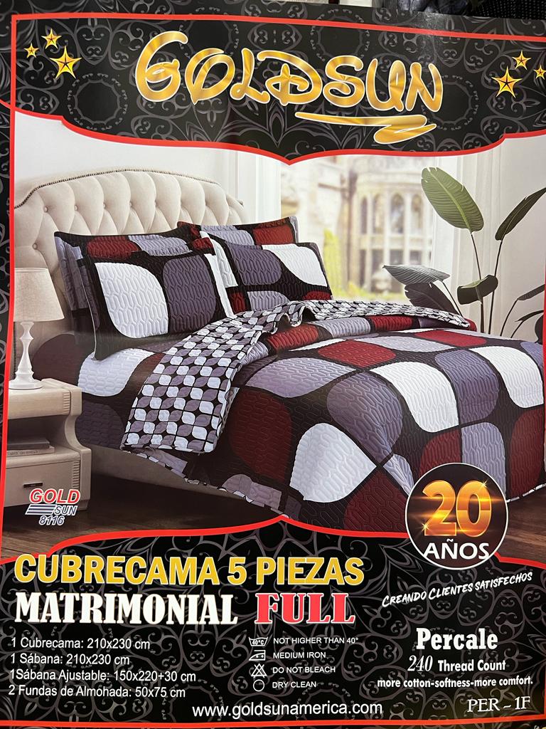 CUBRECAMA 7 PIEZAS